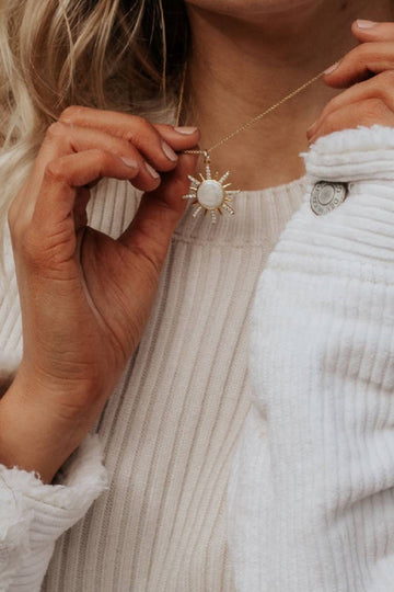 Wisteria London Soleil Sunburst Necklace Wisteria London